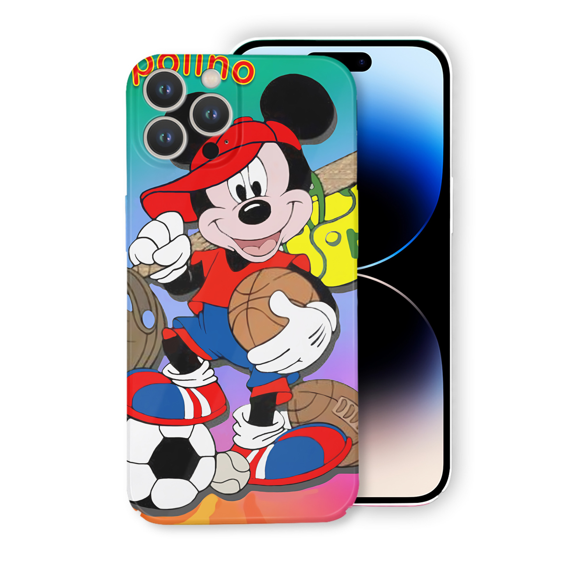 （画像用） ミッキーマウス Mickey Mouse 【iPhone 14シリーズ対応】ハードケース